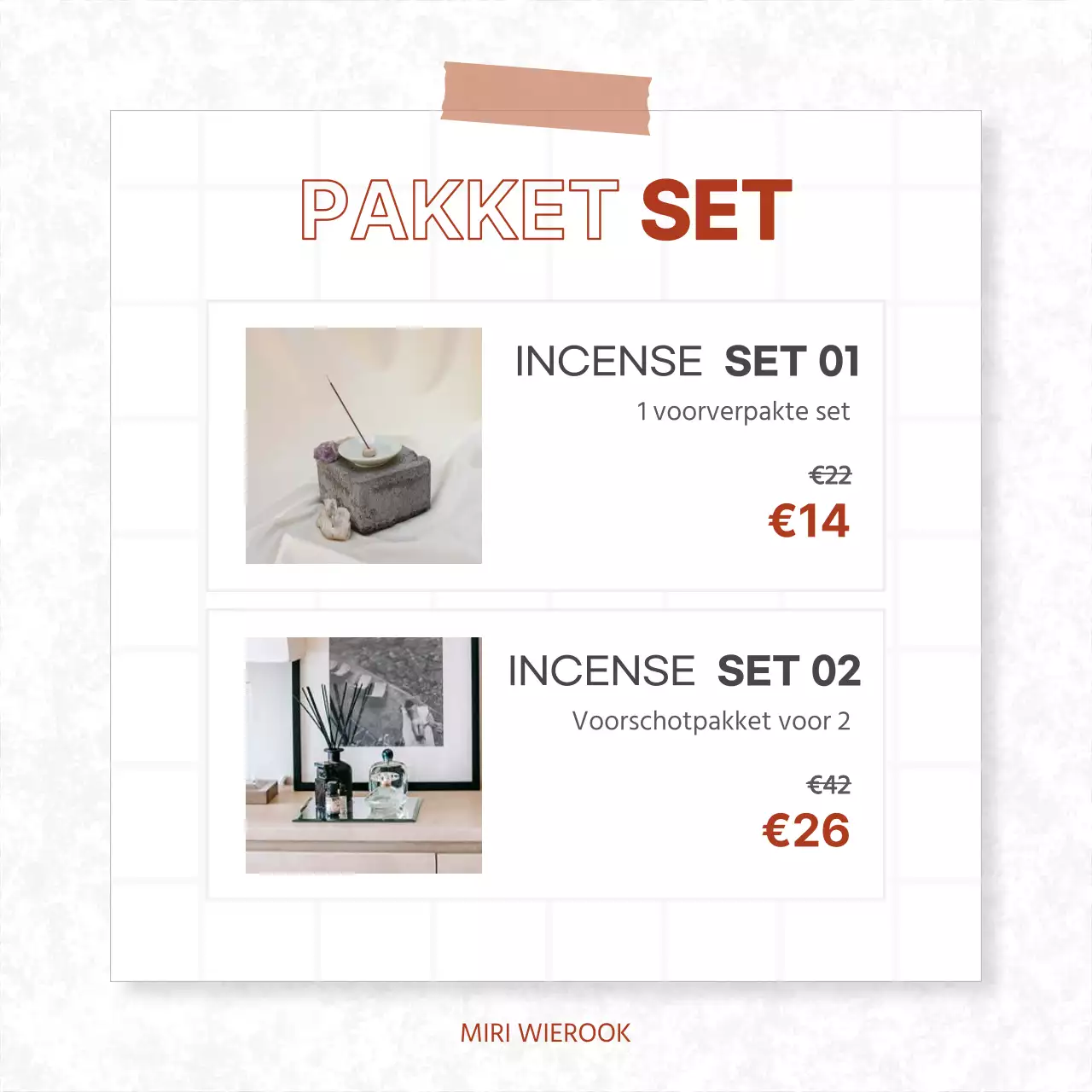 Trendy stimuleringssubsidie in rood en wit