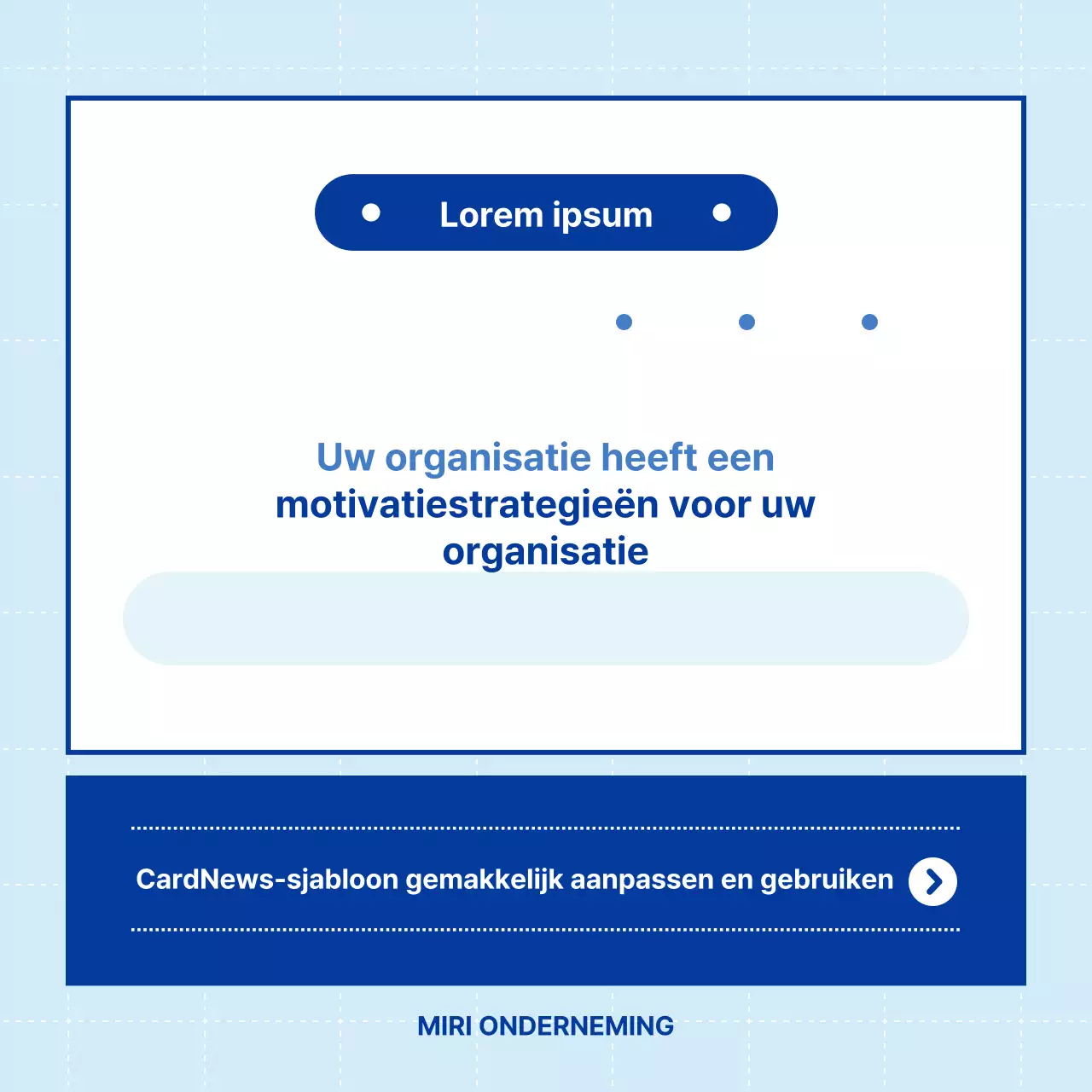 Eenvoudig blauw en lichtblauw bedrijfsopleidingsadvies illustratie