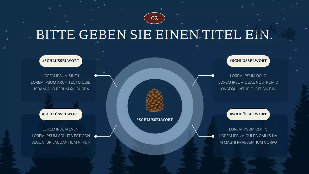 Marineblaues und rotes Schulungsmaterial für die Beratungsstelle