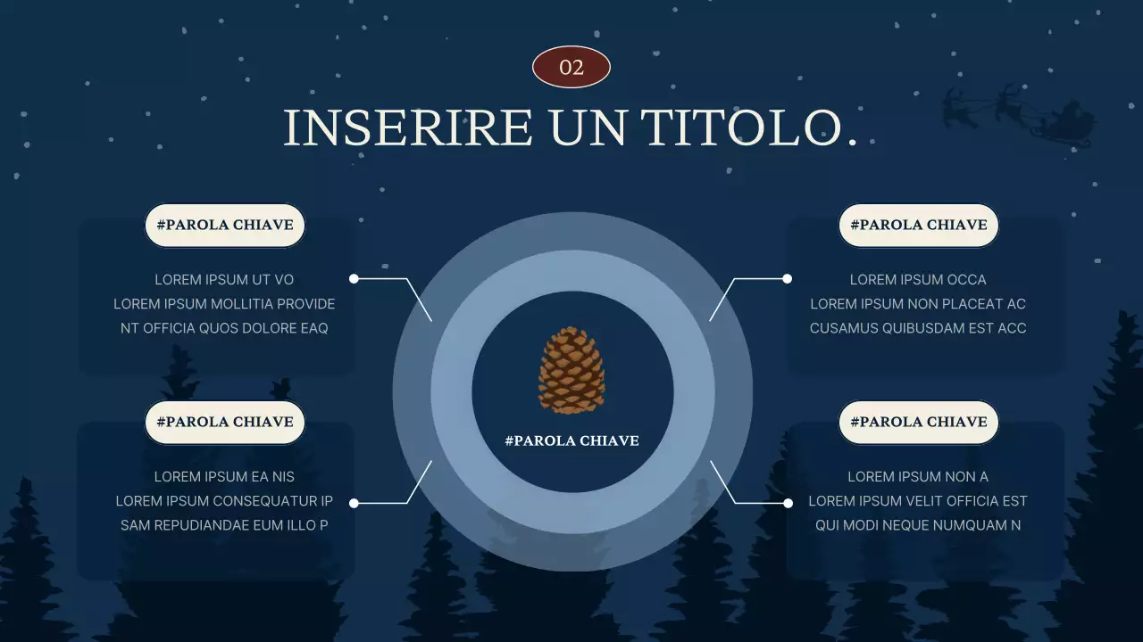 Materiale di formazione per il centro di divulgazione blu navy e rosso