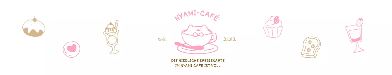 Sammlung bunter und niedlicher illustrierter Speisekarten für Dessert-Cafés