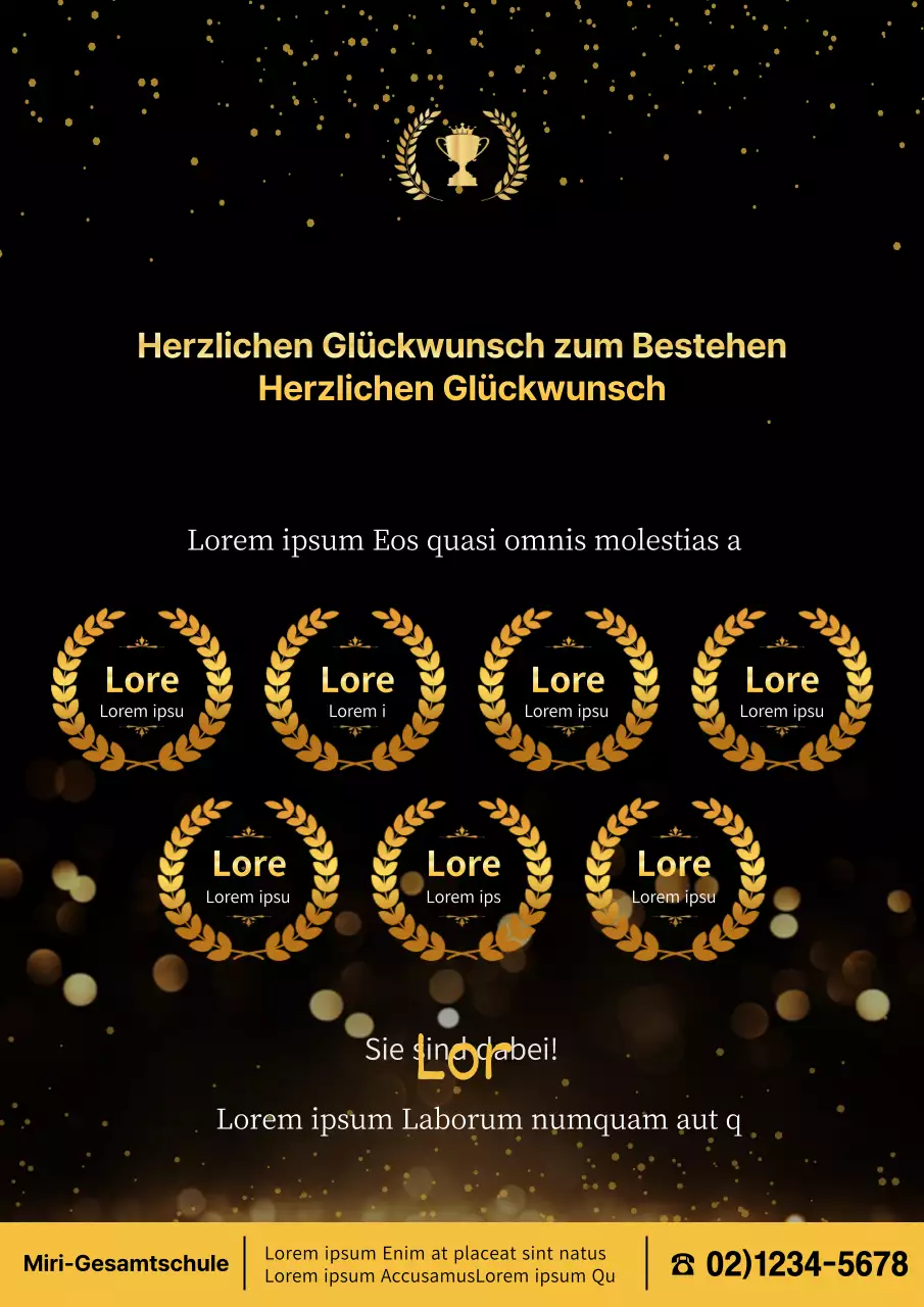 Bekanntgabe der luxuriösen Universitätszulassungen der Schwarz-Goldenen