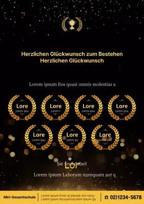 Bekanntgabe der luxuriösen Universitätszulassungen der Schwarz-Goldenen