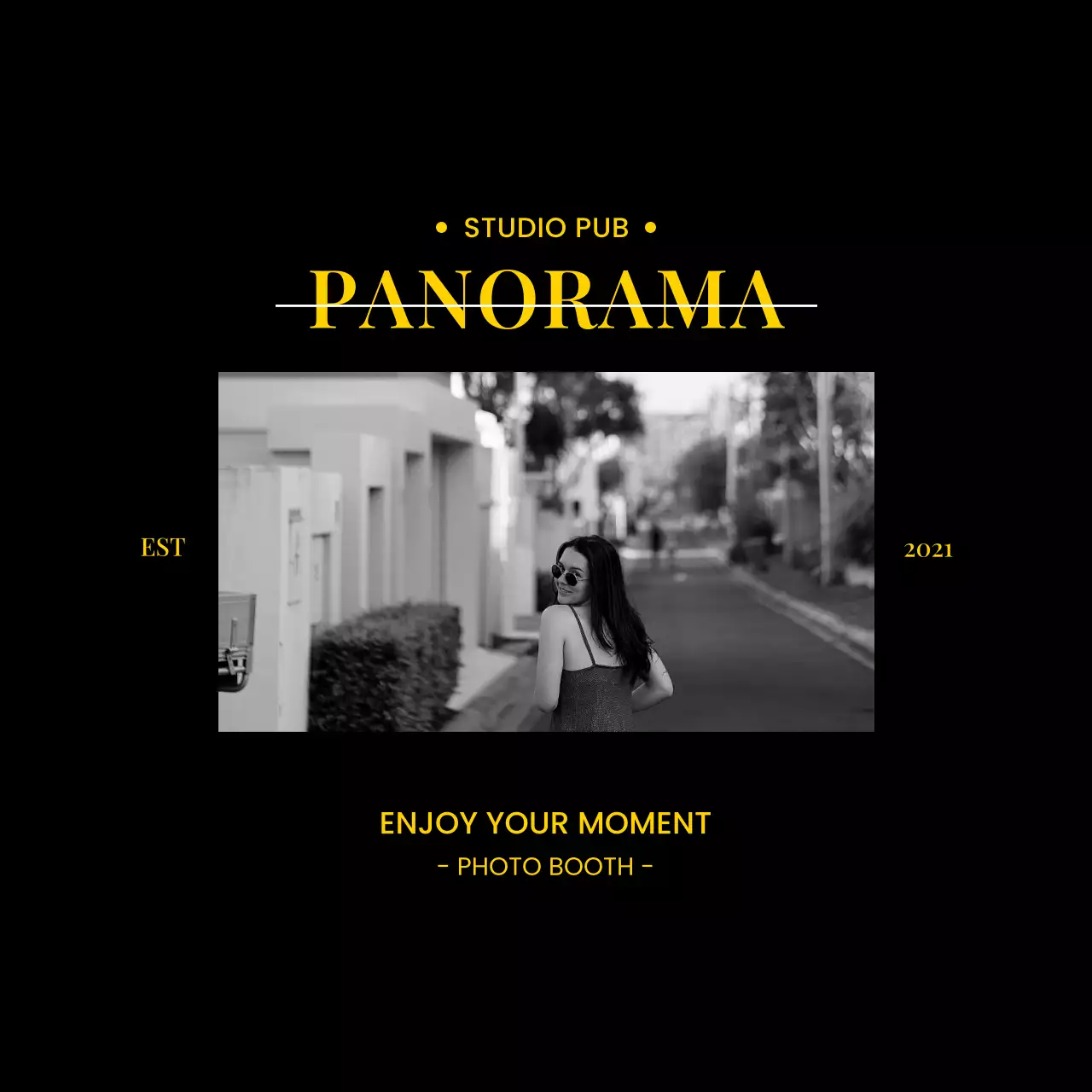 사진을 활용한 세련된 느낌의 디자인