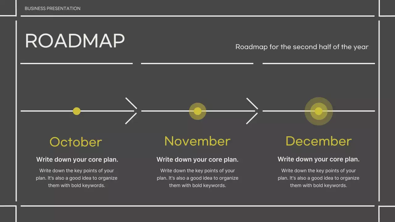 그레이 모던 비즈니스 프레젠테이션