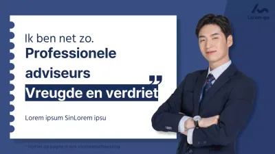 Eenvoudig, marineblauw lesmateriaal voor hulpverleners