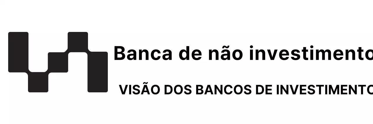 Logótipos de marcas de empresas associadas à banca de investimento