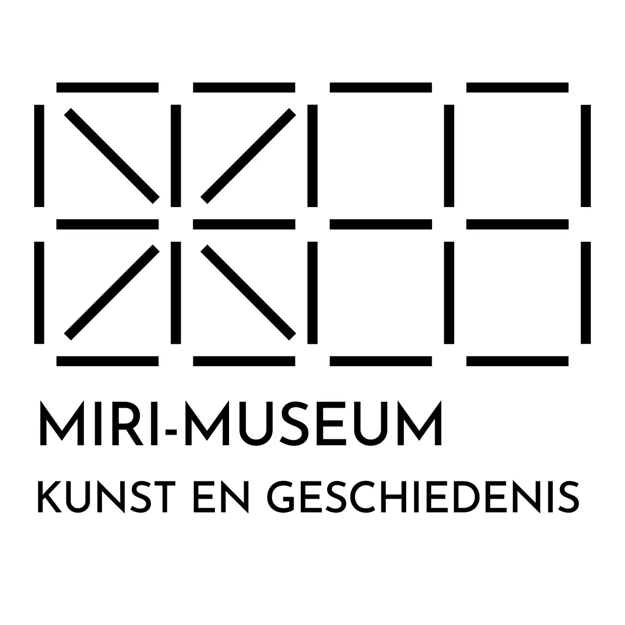 Merklogo met een kunstgalerieconcept