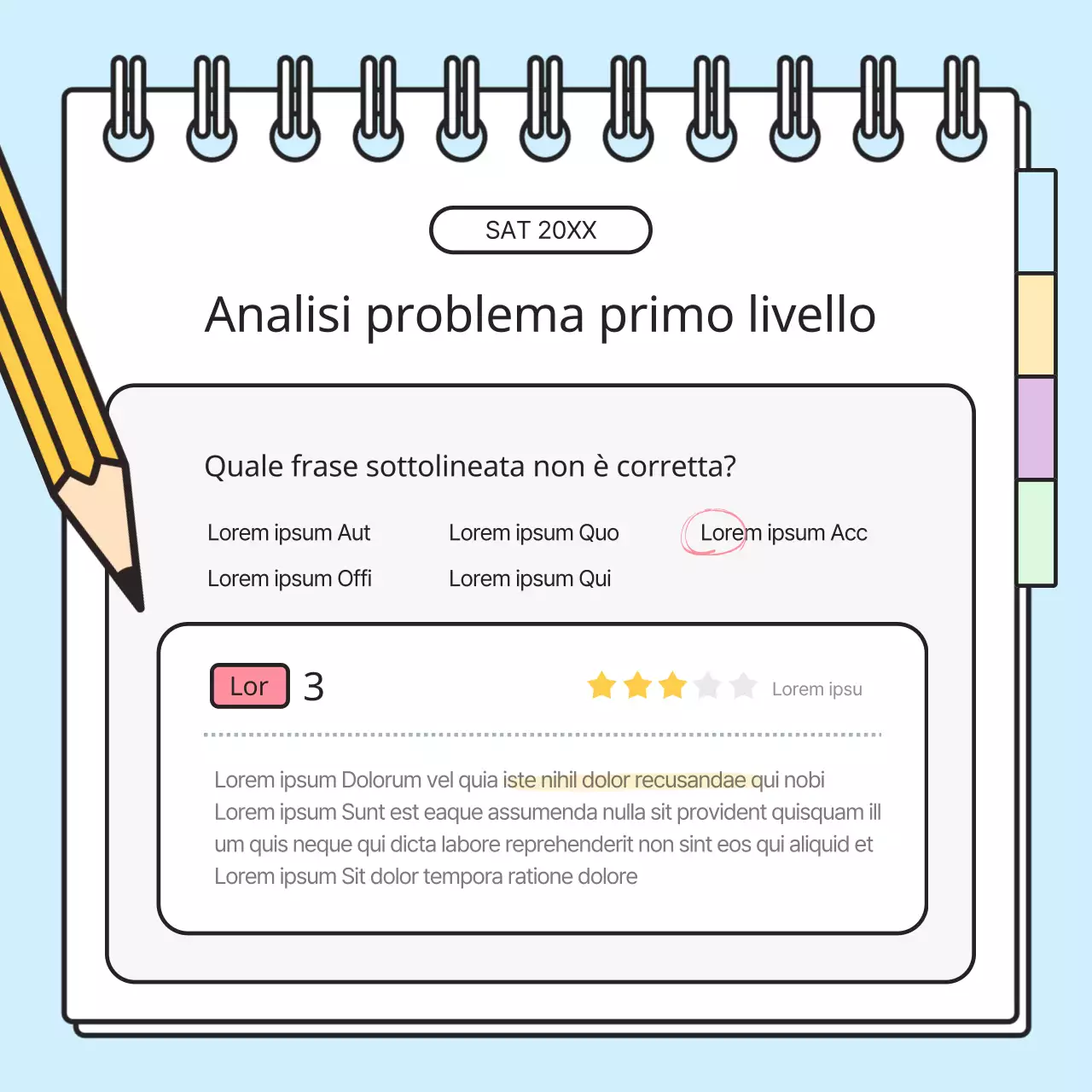 Promuovere un'analisi del trend degli esami SAT semplice e dai colori arcobaleno per le accademie