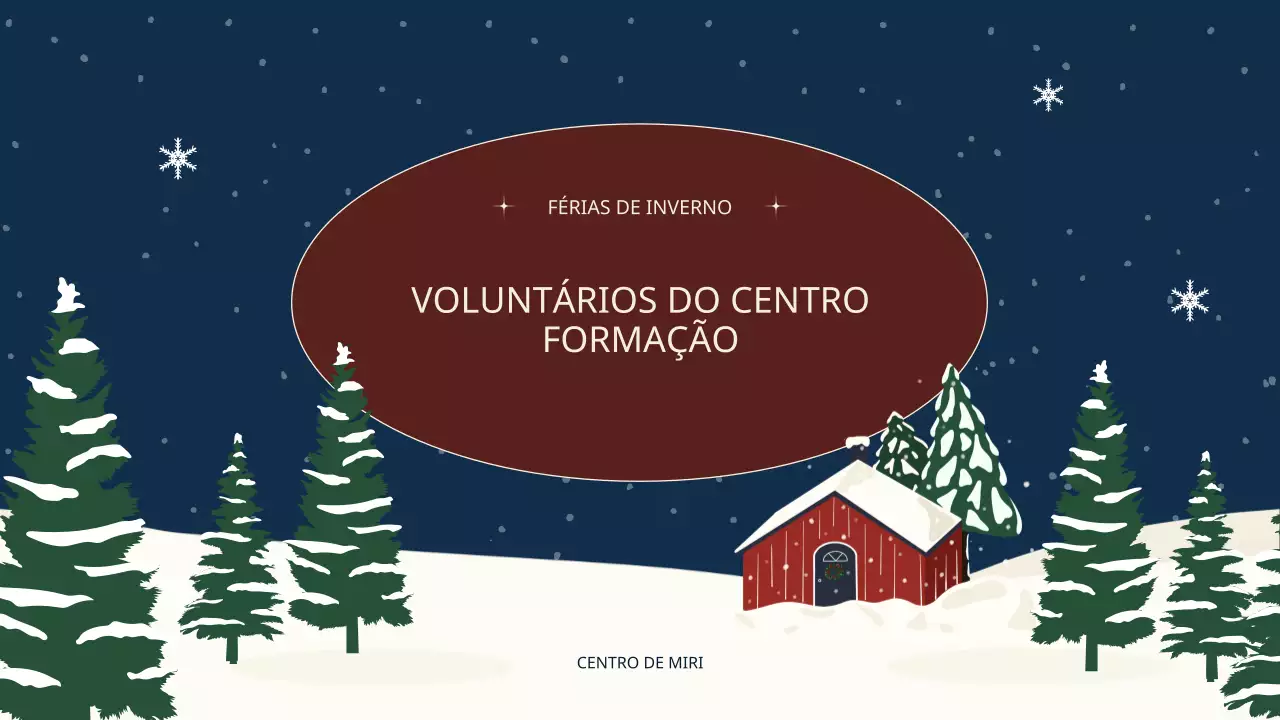 Materiais de formação do centro de divulgação em azul-marinho e vermelho