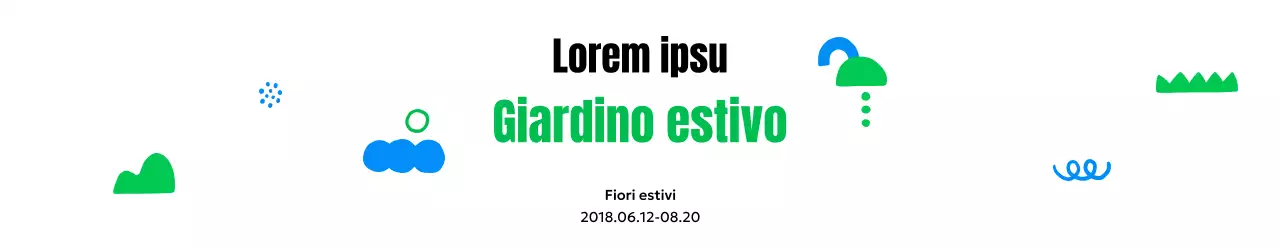 Design accattivante con icone simpatiche