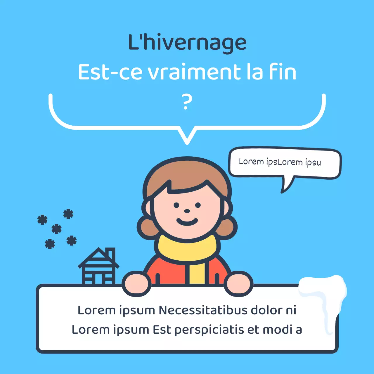 Un guide minimaliste de l'hivernage en bleu et bleu clair