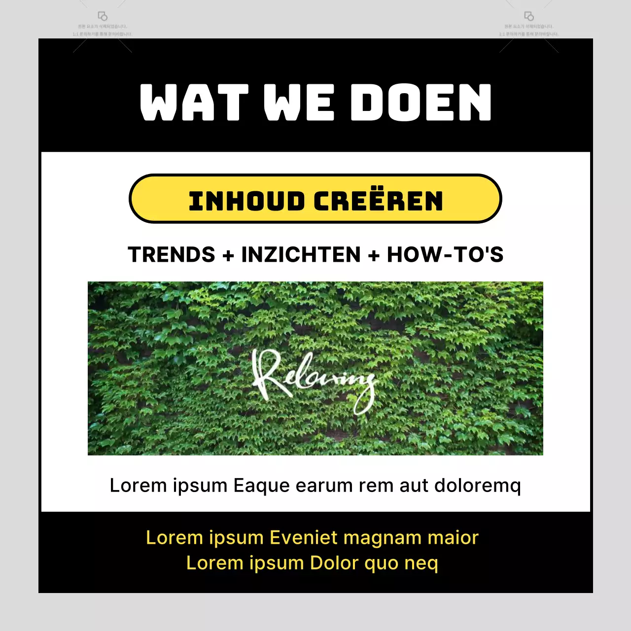 Trendy teamrekruteringsadvertenties met grijze achtergronden