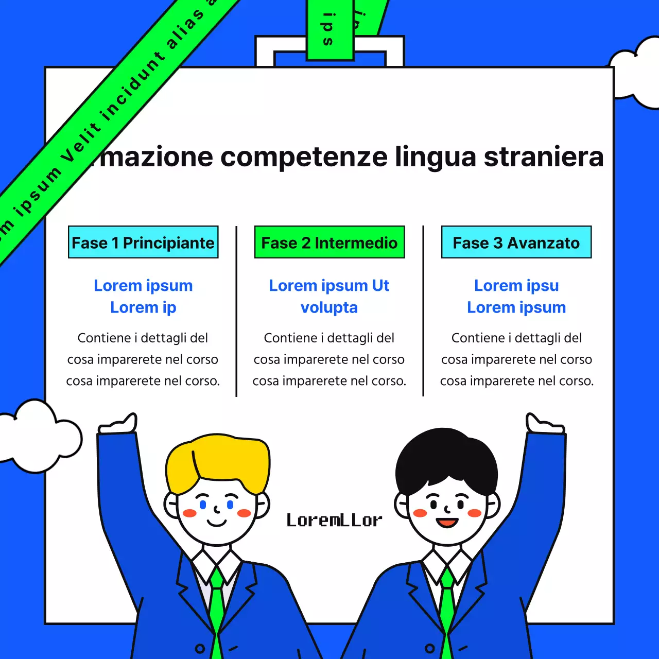 Tutorial del sistema di formazione al lavoro semplice di Blue