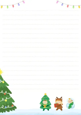 크리스마스 편지지