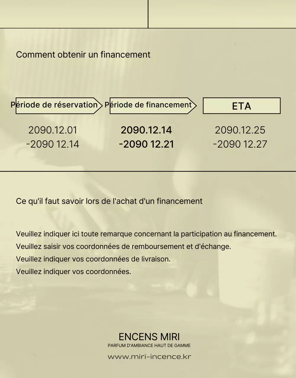 Kaki, publicité minimaliste pour le financement incitatif