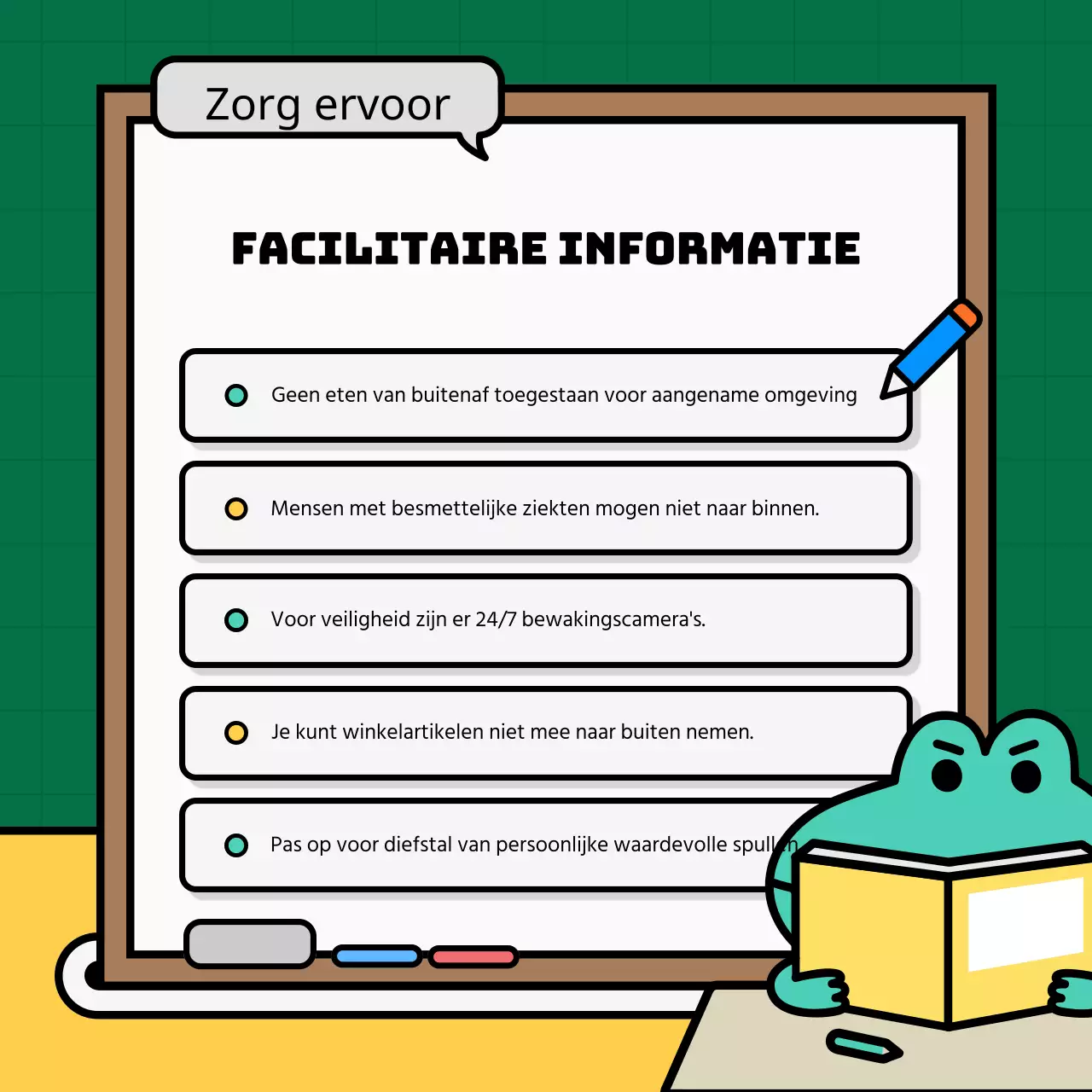 Kitscherige oranje sociale media-aankondigingen voor kleine bedrijven