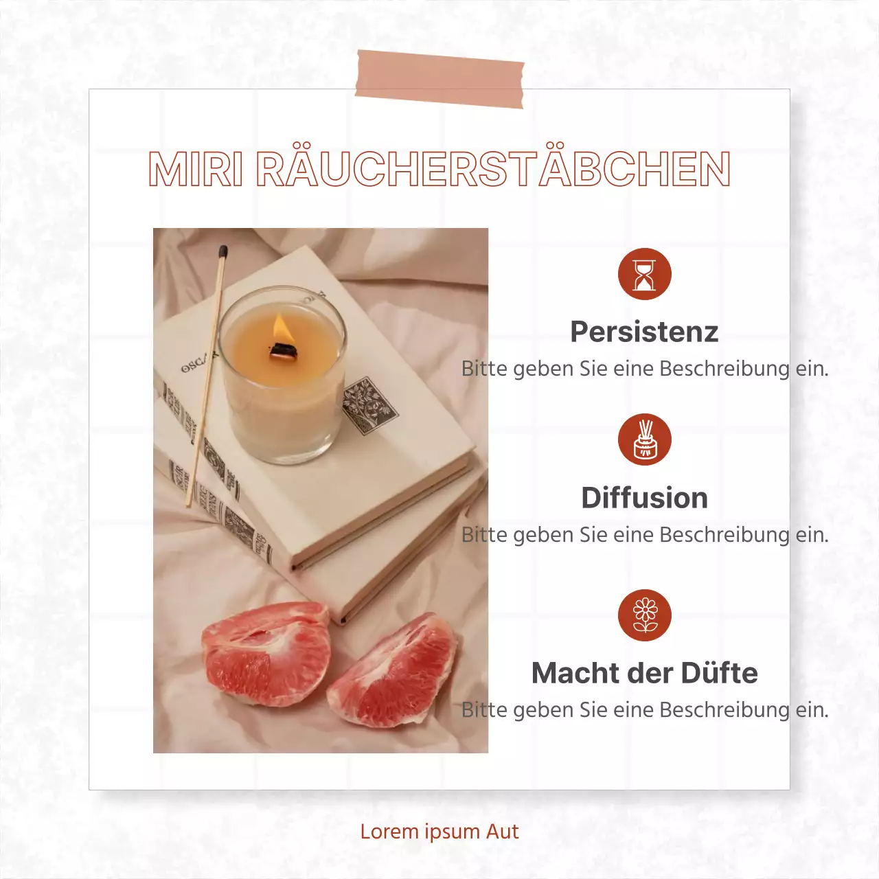 Trendige Fördermittelanzeige in Rot und Weiß