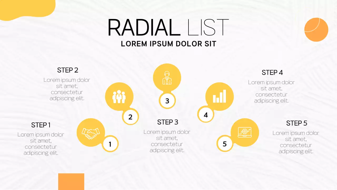 옐로우 모던 가이드 프레젠테이션