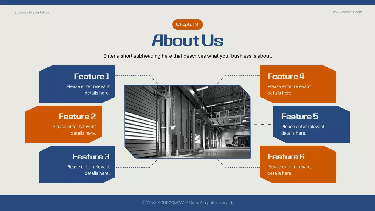 Blue Modern Business Plan Document Presentation