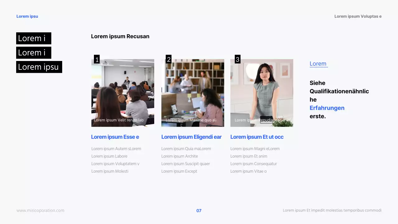 Moderne HR-Karrieren in Blau und Schwarz Kursunterlagen