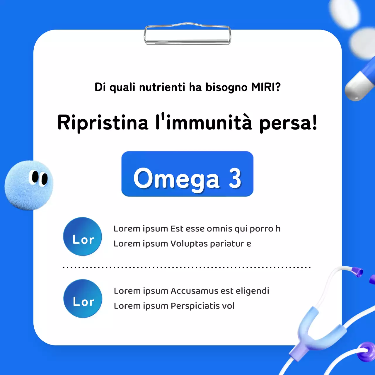 Promuovere un test nutrizionale personalizzato semplice, verde e in 3D
