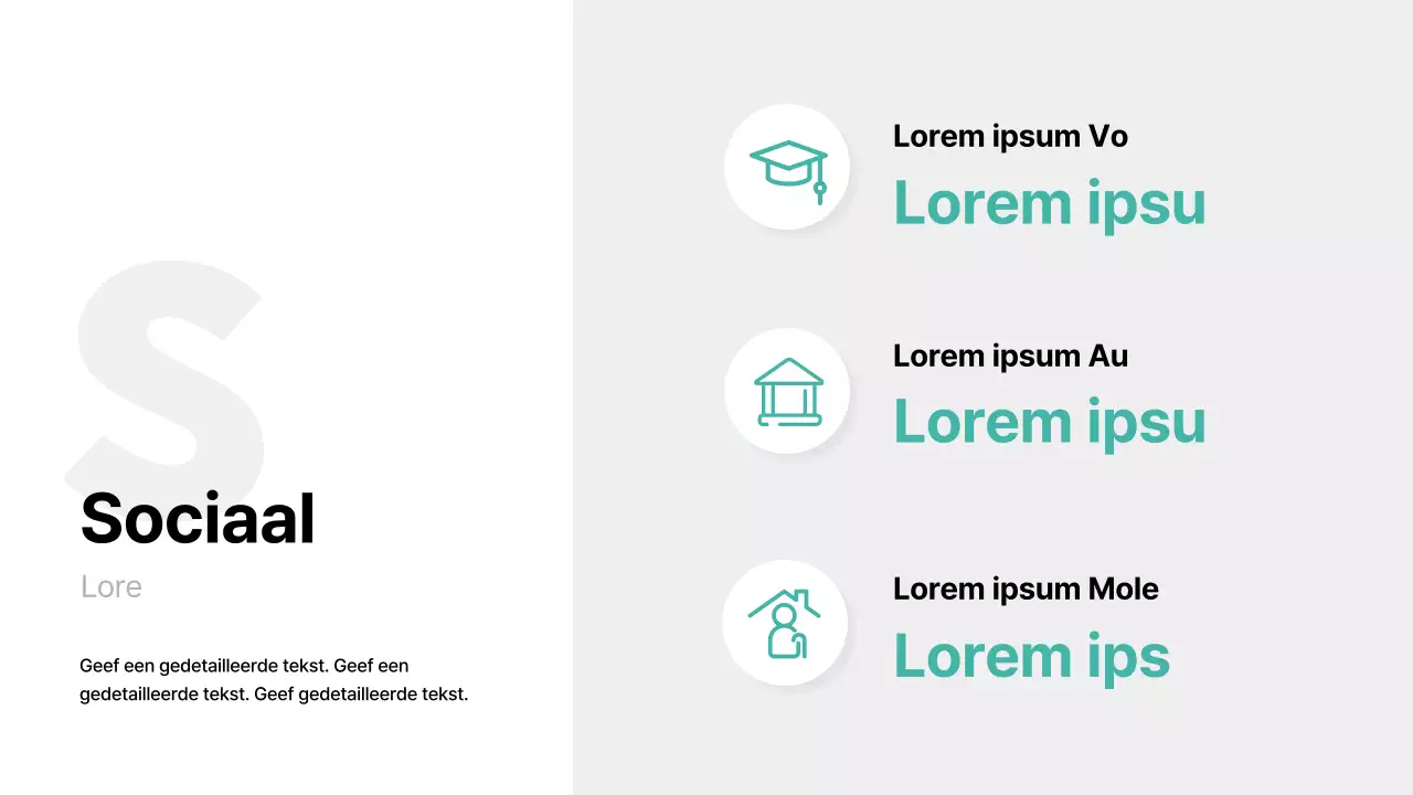 Basisgevoel met mintkleurig accent ESG-rapport