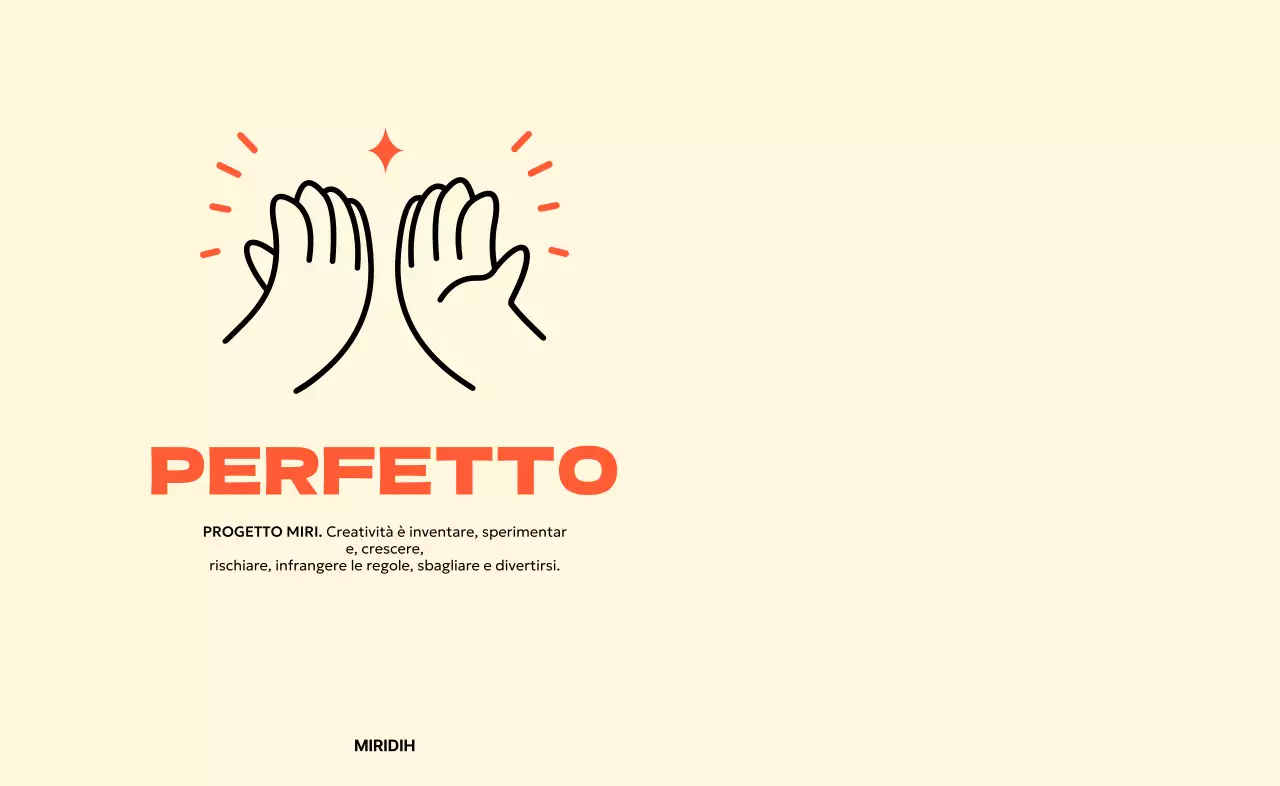 Disegnate una tazza con l'icona del batti cinque