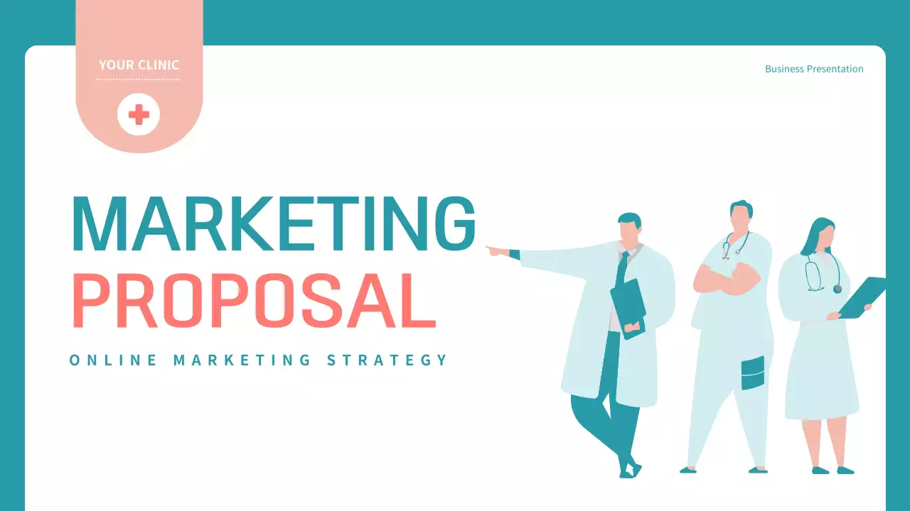 Teal Modern Healthcare Promotion Presentation