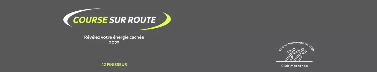 Une conception marathonienne épurée avec des illustrations