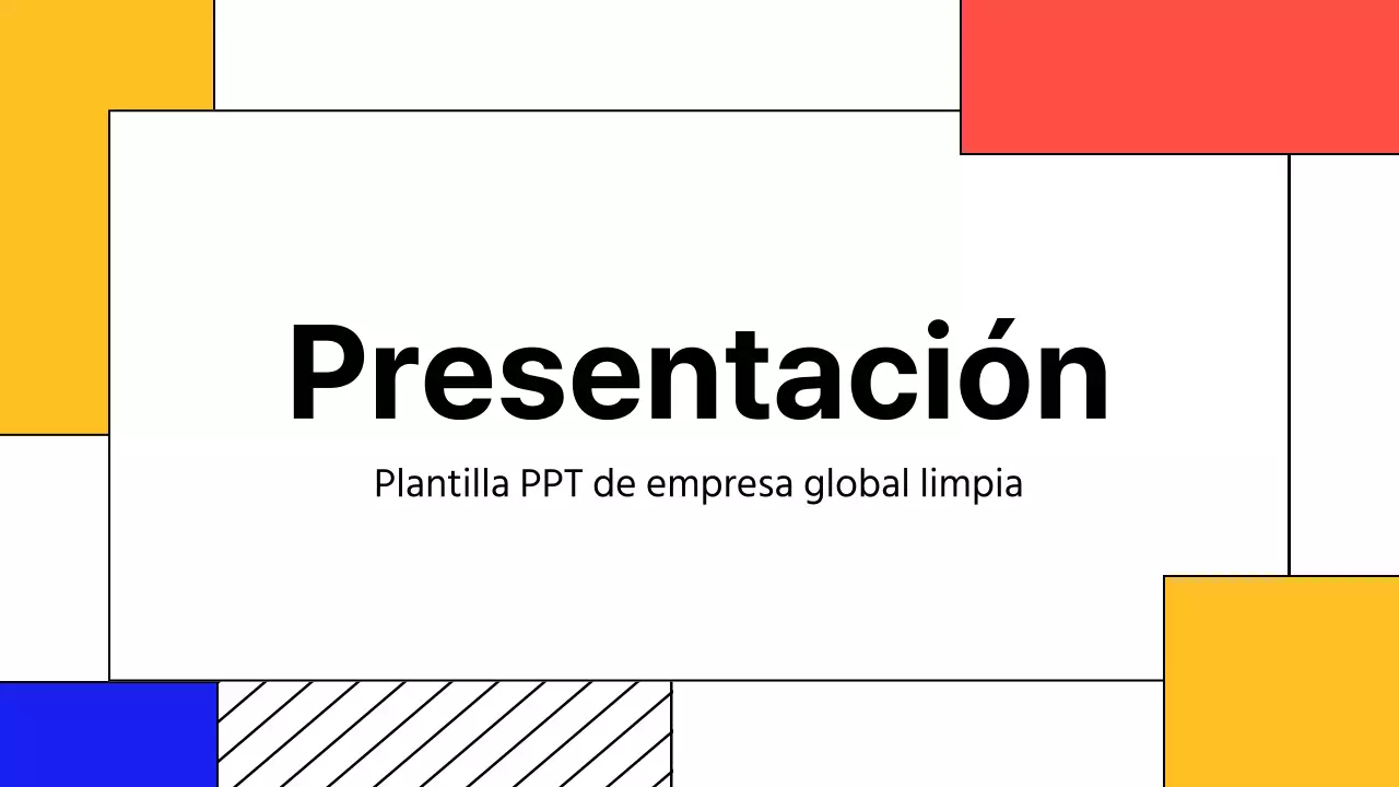 Un sencillo informe empresarial en amarillo y rojo