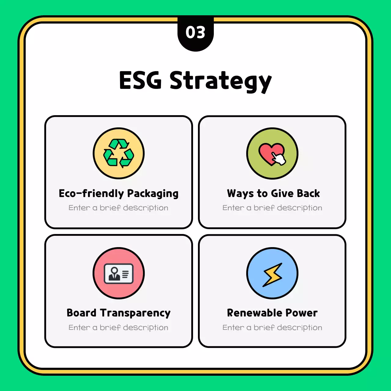 Green Minimal Business Promotion Instagram Carousel