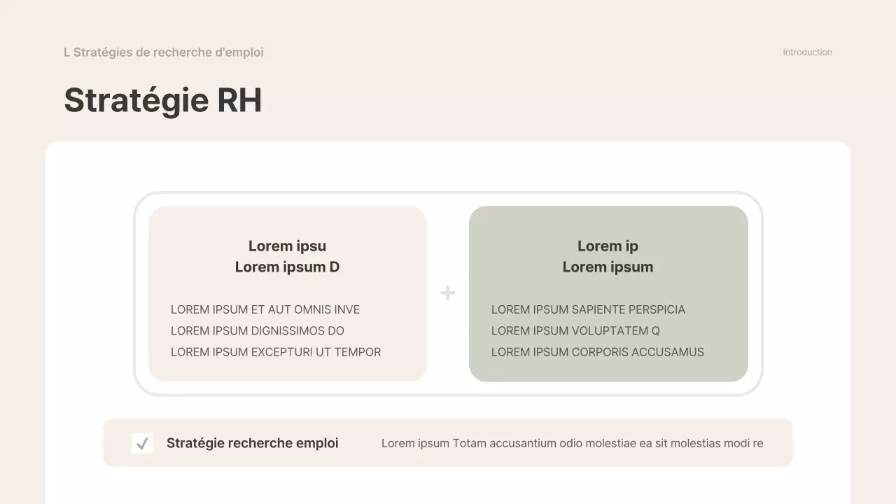 Beige et gris, simple matériel de cours d'initiation à l'emploi de titulaire