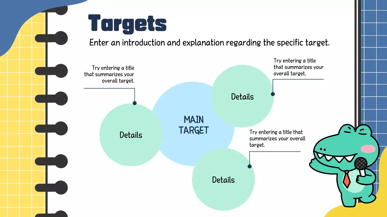 Blue and Yellow Trendy Marketing Study Notes Report