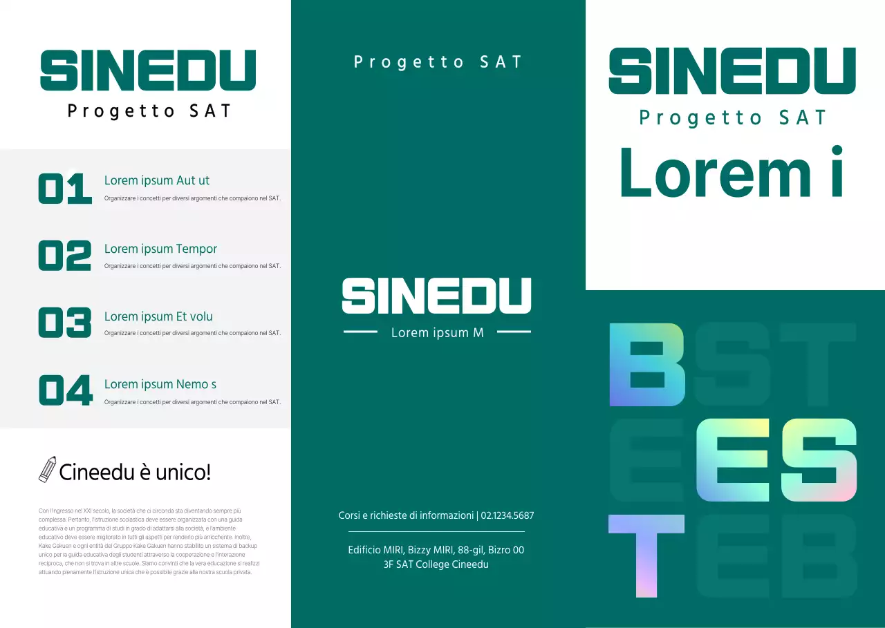 Informazioni sulle offerte speciali SAT di Deep Green Tone