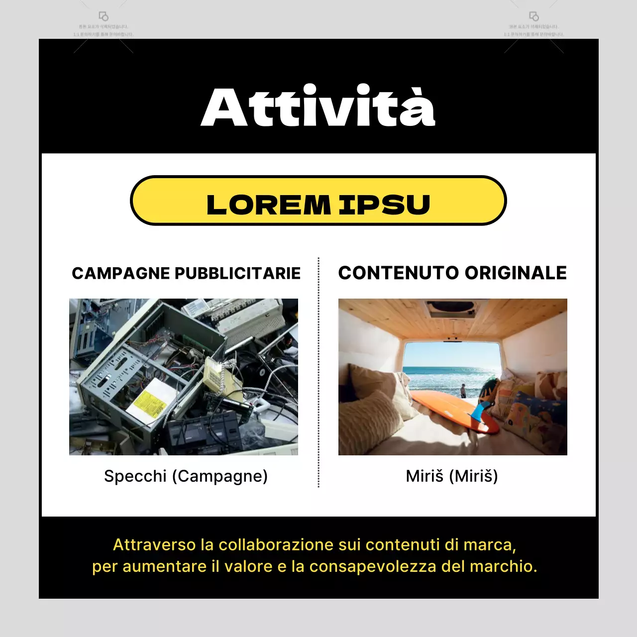 Annunci di reclutamento di team di tendenza con sfondi grigi