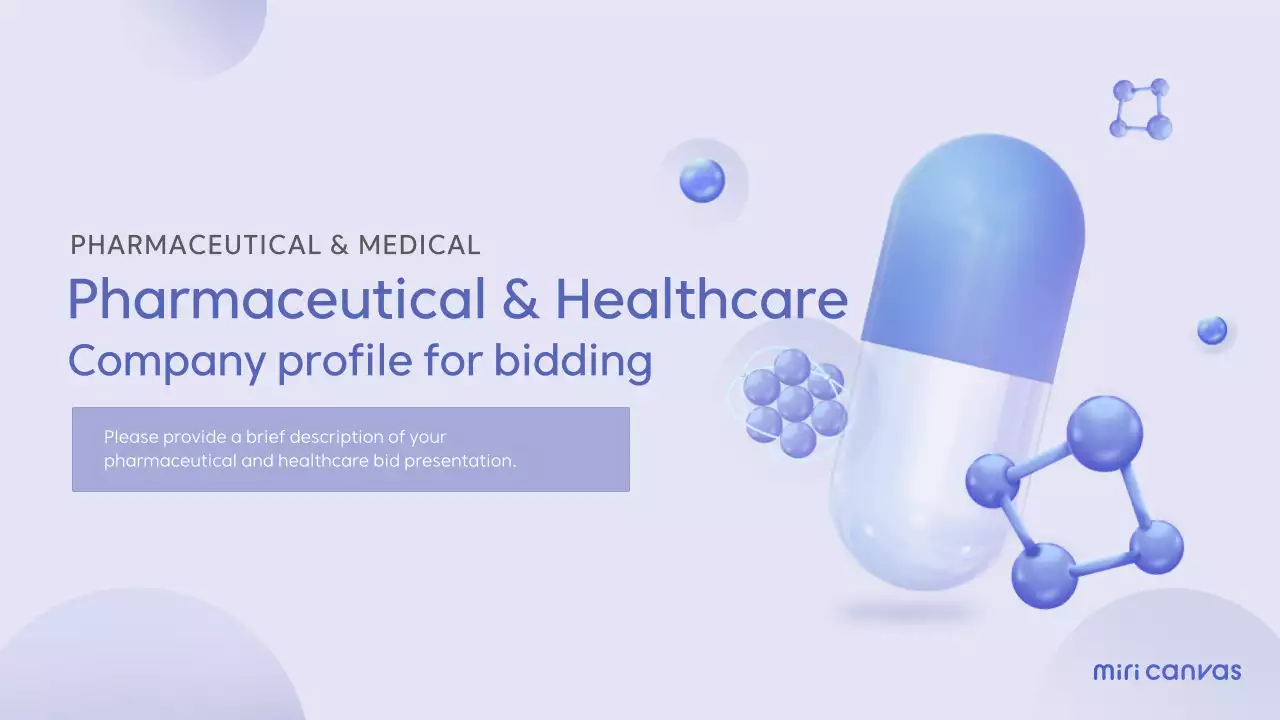 Blue Clean Healthcare Profile Presentation