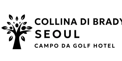 Logo del marchio Golf Hotel con illustrazione di un albero