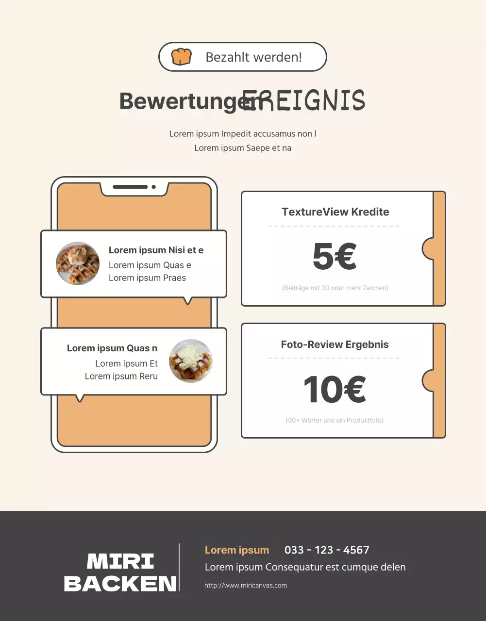 Förderung des Verkaufs eines einfachen gehäkelten orange-beigen Kragens