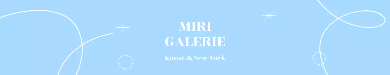 Galerie mit gezeichneten Kurvenlinien