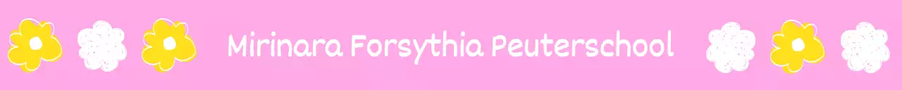 Kleuterschool concept met tekening bloem illustratie