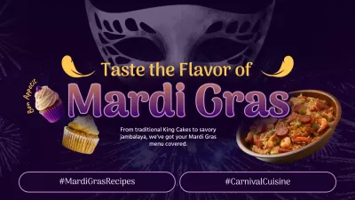 Purple and Yellow Fantasy Mardi Gras Recipes