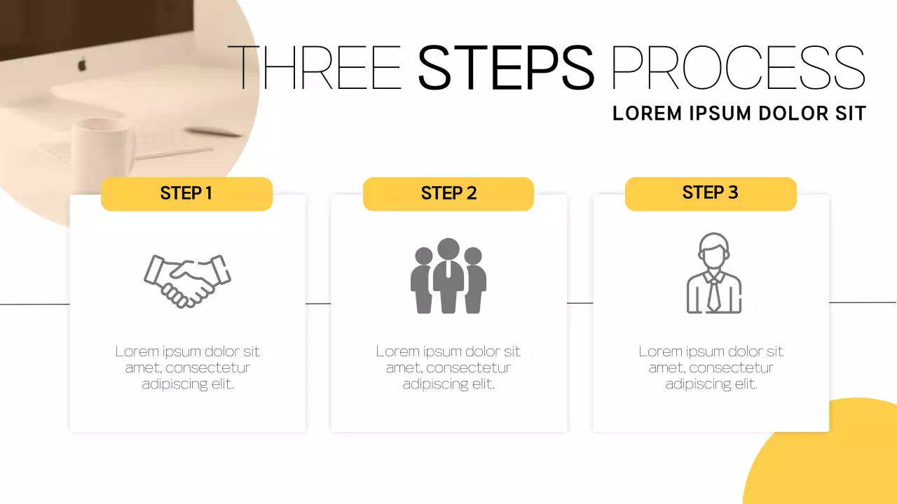 옐로우 모던 가이드 프레젠테이션