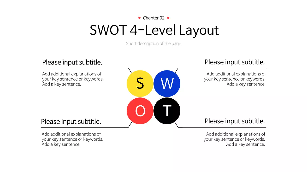 Yellow and red geometric business report