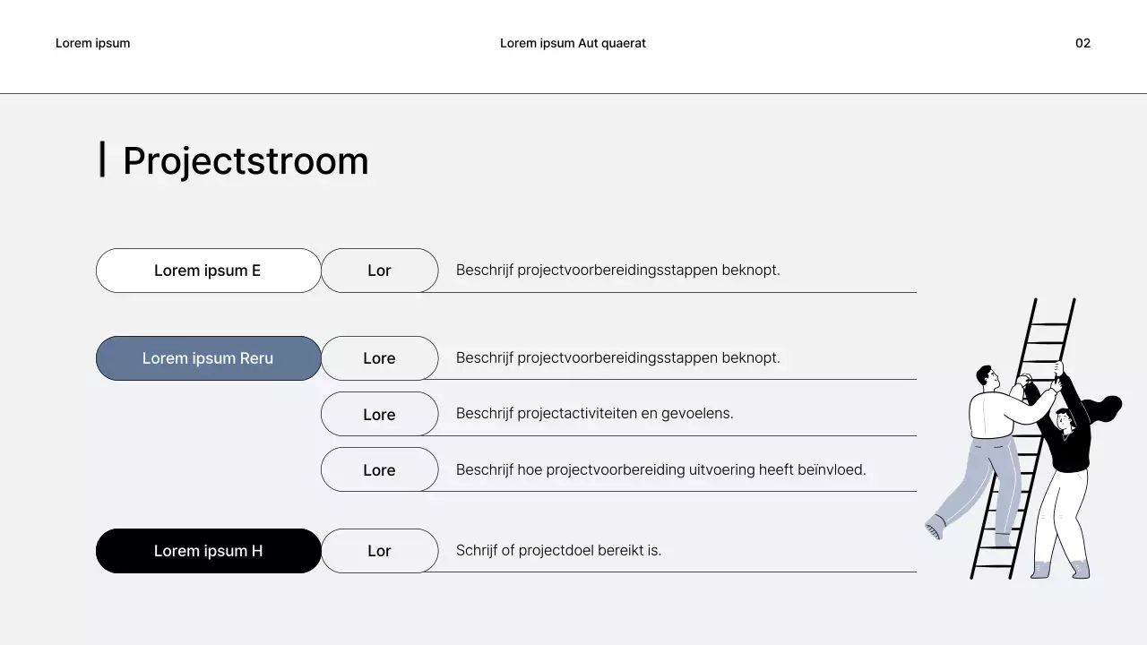 Eenvoudige zakelijke rapporten in grijs en zwart