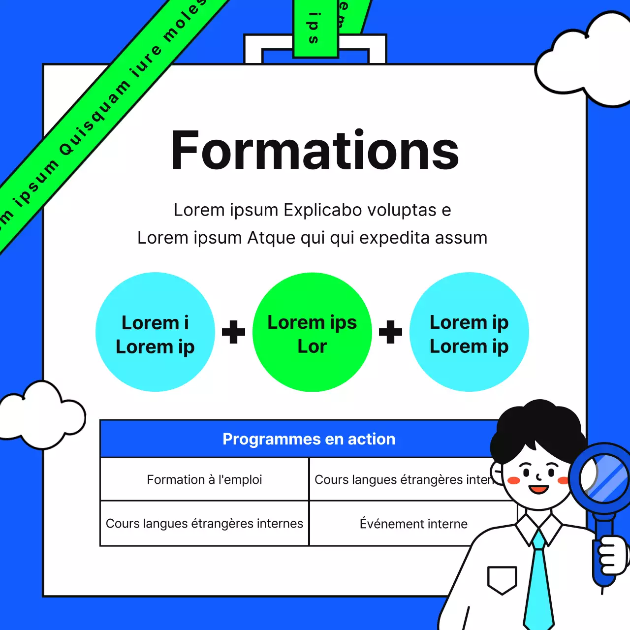 Tutoriel du système de formation à l'emploi simple de Blue