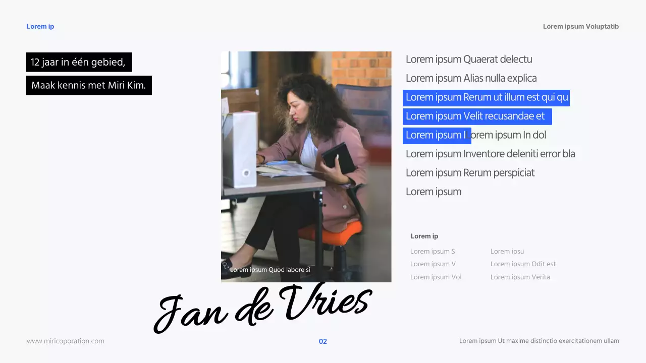 Cursusmateriaal Moderne HR Loopbanen in Blauw en Zwart