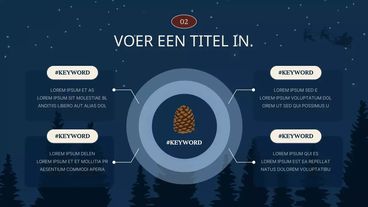 Marineblauw en rood trainingsmateriaal voor het outreach centre