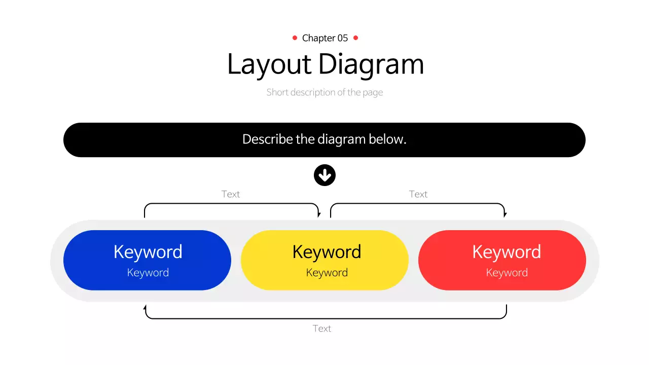 Yellow and red geometric business report