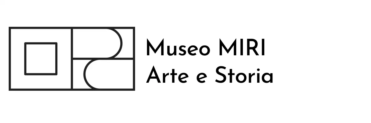 Logo del marchio con concetto di galleria d'arte
